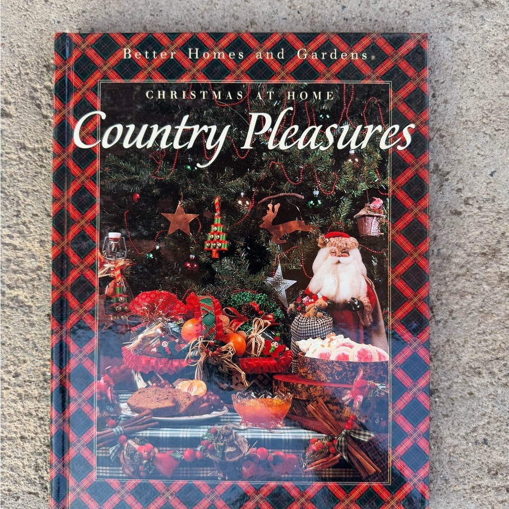 Vtg 1994 Country Pleasures Better Homes and Gardens Christmas at Home Grannycore